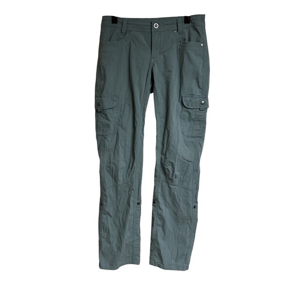 Kuhl Pants - Kuhl Splash Roll Up Cargo Pants Women’s Size 6 Reg Outdoor Hiking Teal Blue